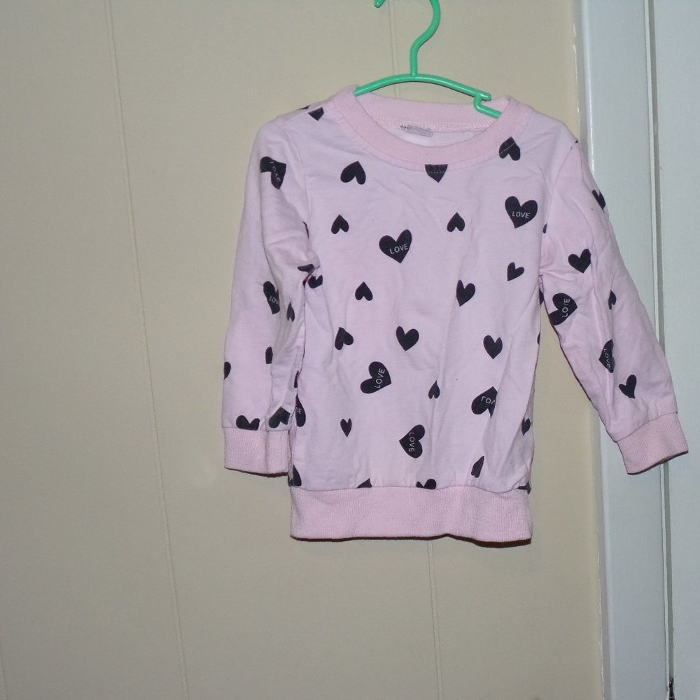 Kids Long sleeve Heart shirt